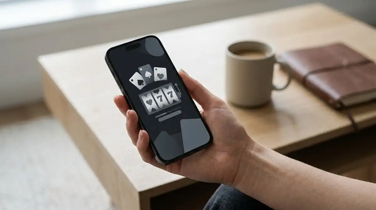 Mobil casino uden ROFUS: dansk spiller på iPhone med udenlandsk casino platform